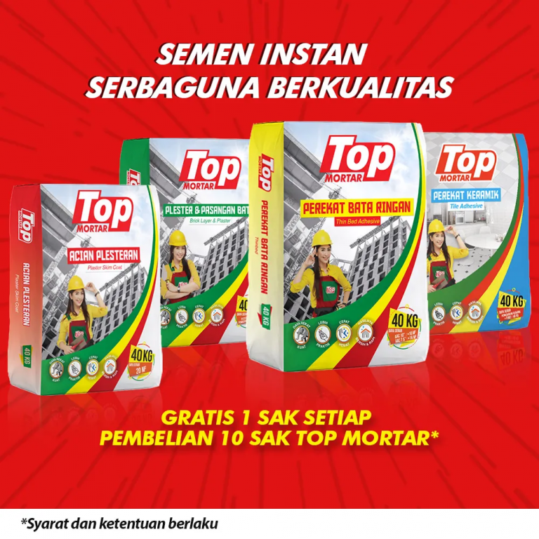 Mengenal Berbagai Produk Semen Mortar dari Top Mortar