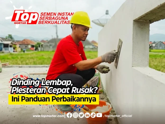 Dinding Lembap, Plesteran Cepat Rusak? Ini Panduan Perbaikannya