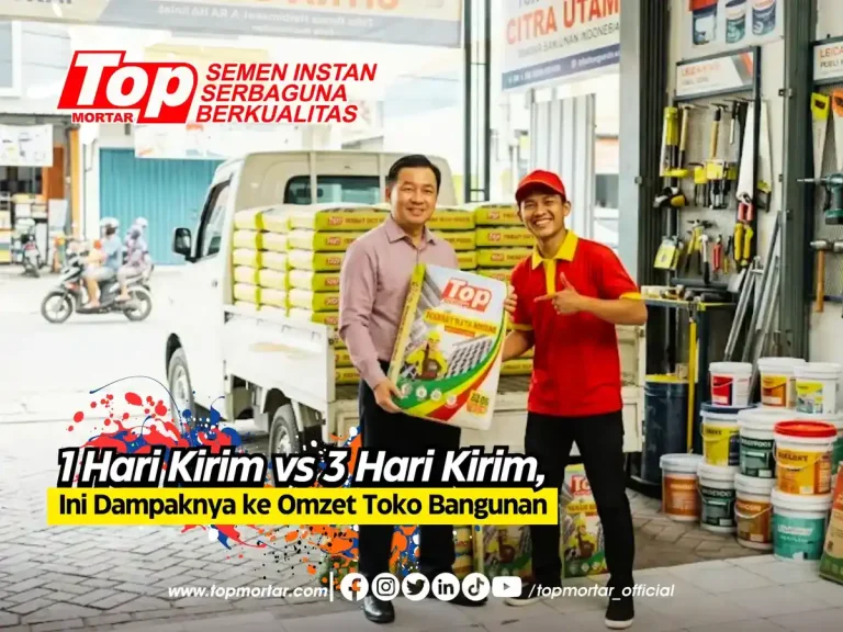 1 Hari Kirim vs 3 Hari Kirim, Ini Dampaknya ke Omzet Toko Bangunan