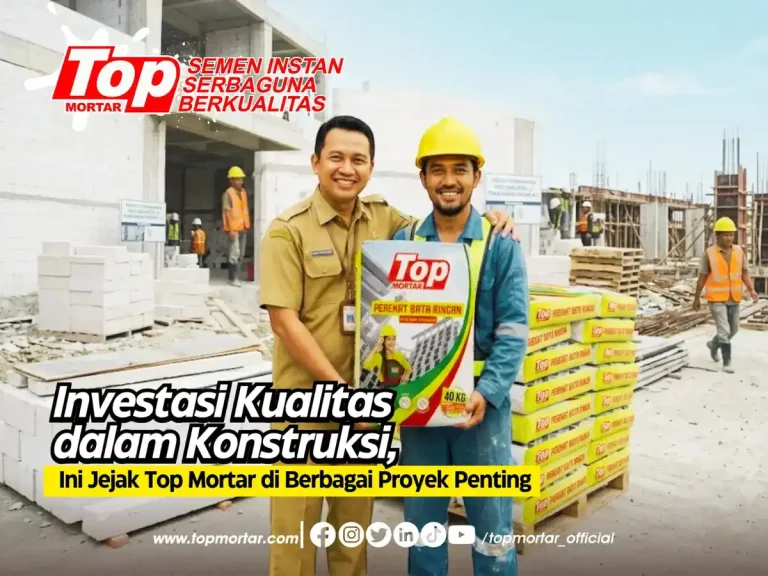 Investasi Kualitas dalam Konstruksi, Ini Jejak Top Mortar di Berbagai Proyek Penting
