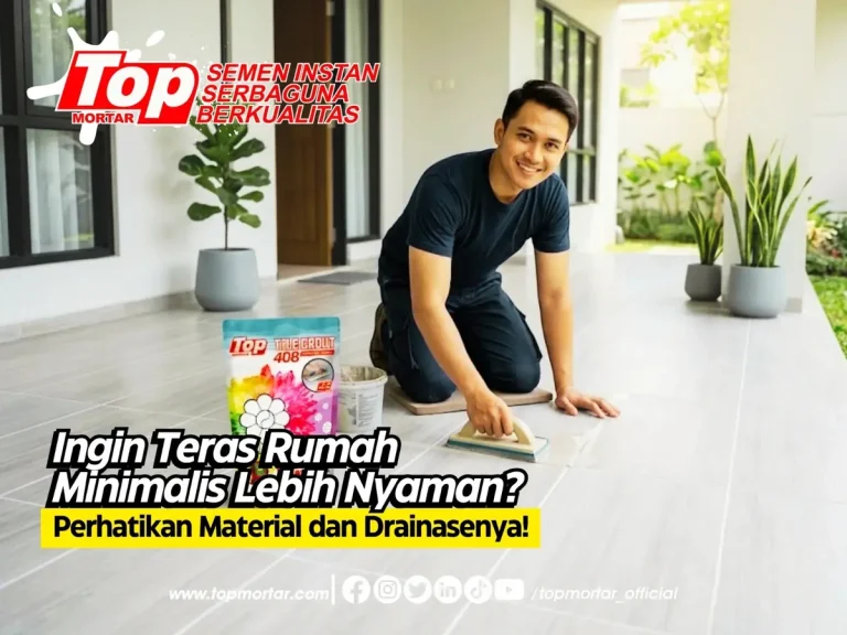 Ingin Teras Rumah Minimalis Lebih Nyaman? Perhatikan Material dan Drainasenya!